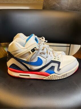 Nike 318408-101 Air Tech Challenge 2 White Photo Blue Mens 13